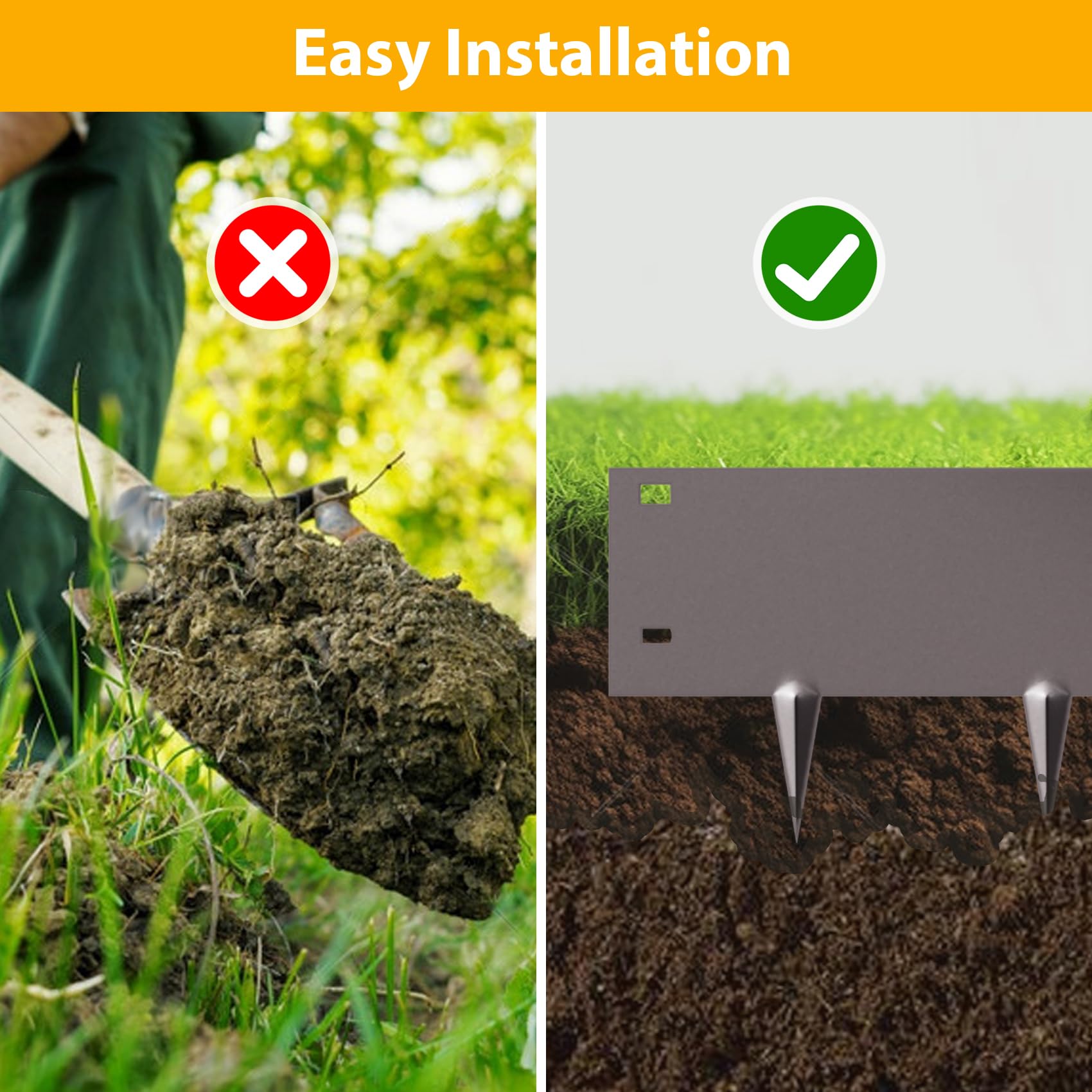 Amazon.com : NexiPro Metal Landscape Edging 39